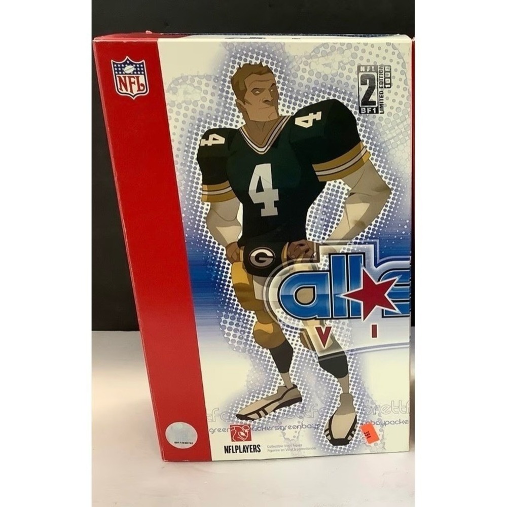 Brett Favre Upper Deck All-Star Vinyl Figure Green Bay Packers Limited Edition